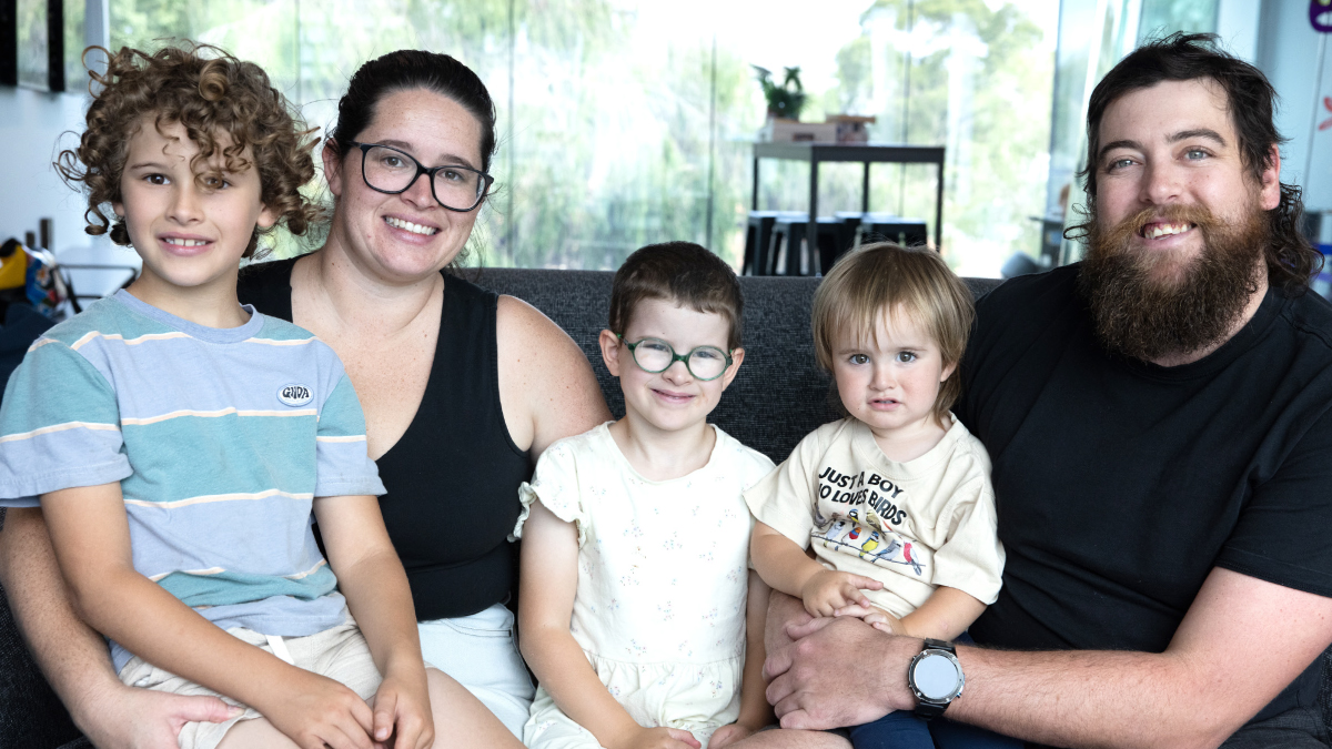 Shawcross Family in Ronald McDonald House at QEII